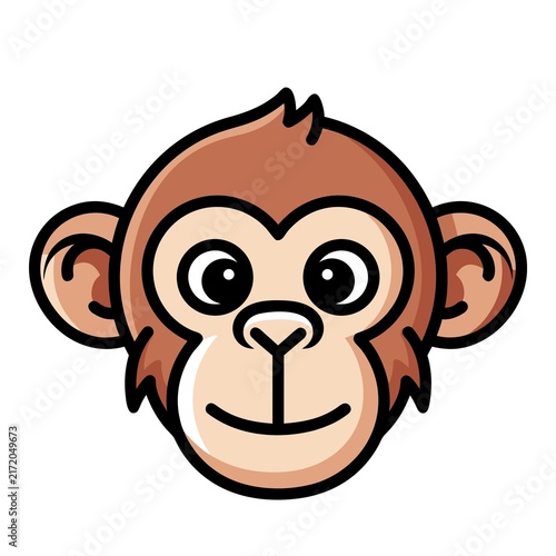 Canvas Print cartoon monkey
