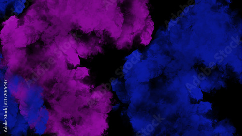 Blue and purple smoke texture