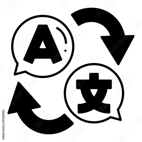 Foto Language Dualtone Icon