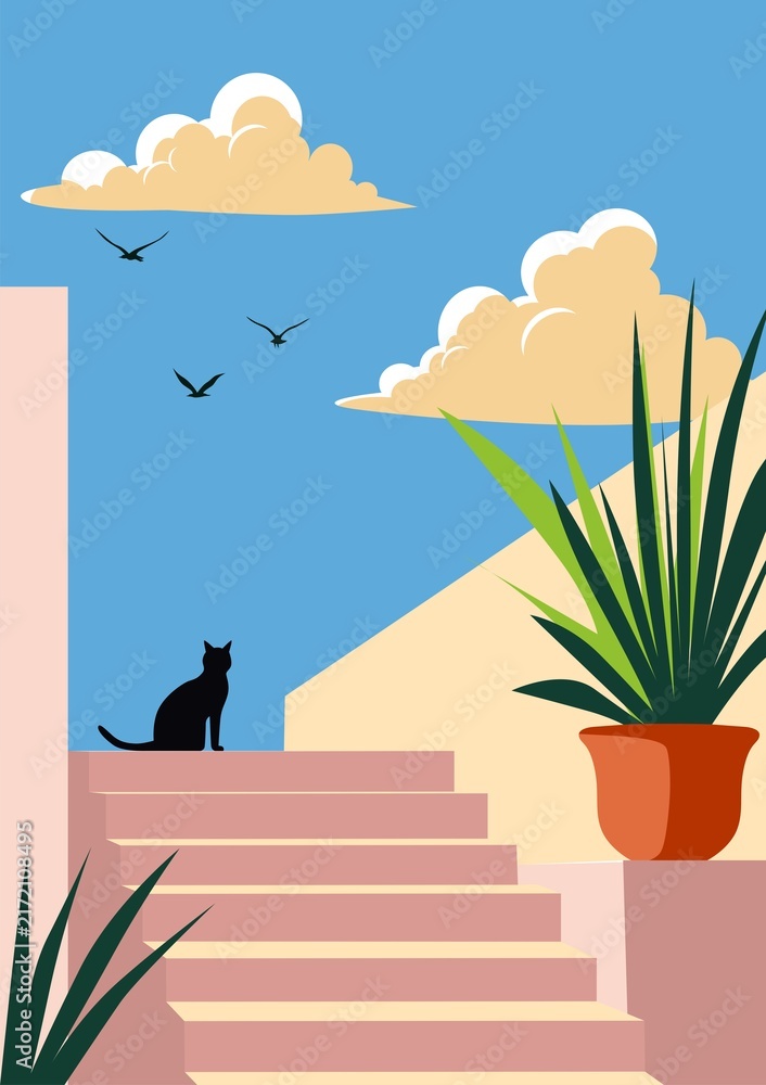 Obraz premium cactus in desert