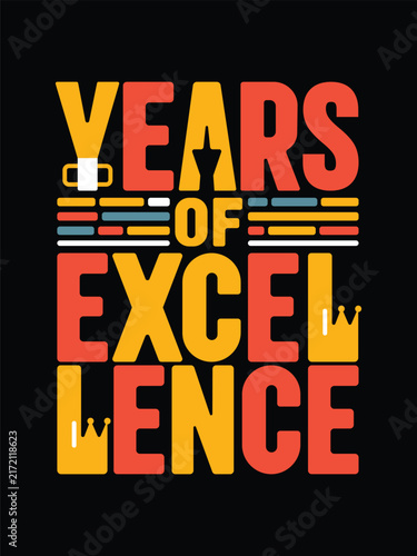 Employee appreciation typography illustration
