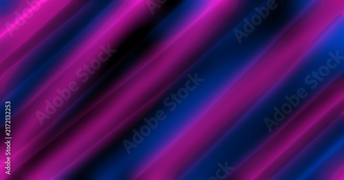 Abstract purple and blue gradient brush lines, isolated against a deep black background, creating a bold, dynamic, modern artistic composition.