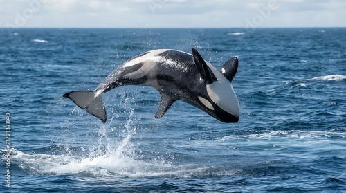 orca in the water