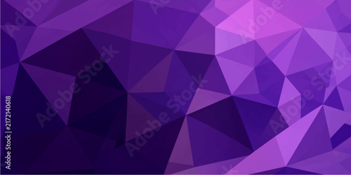Dynamic purple polygonal abstract background with vibrant geometric triangle pattern for modern vector illustration