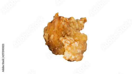 唐揚げ　背景透過　マクロ　俯瞰撮影