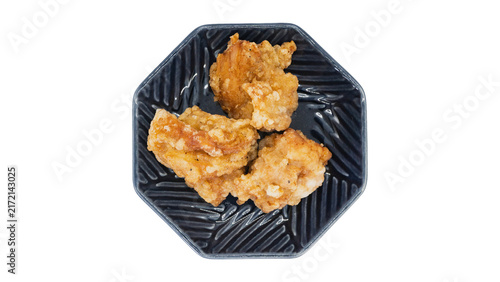唐揚げ　背景透過　マクロ　俯瞰撮影