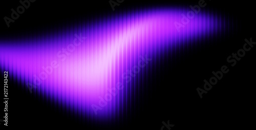 Abstract purple neon light waves with glowing vertical streaks on a dark background, futuristic energy texture for modern technology, music, digital art and creative design