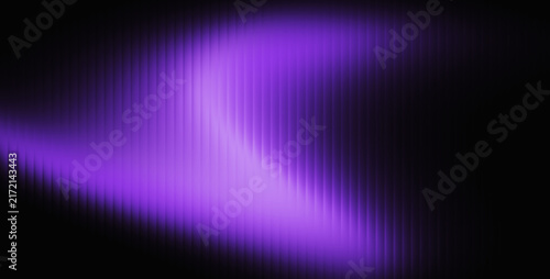 Abstract purple neon light waves with glowing vertical streaks on a dark background, futuristic energy texture for modern technology, music, digital art and creative design