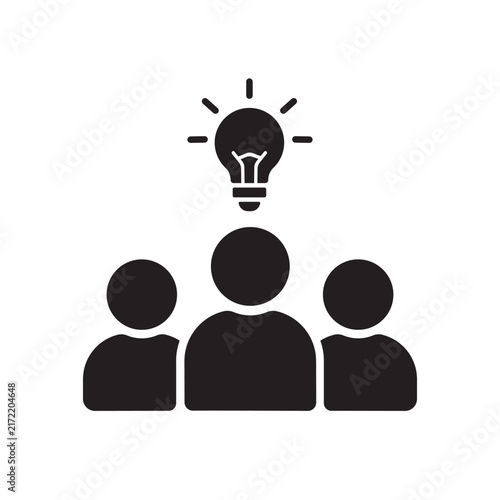 Teamwork Idea Icon