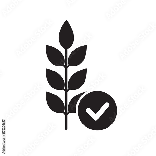 Gluten Free Vector Icon Flat Style