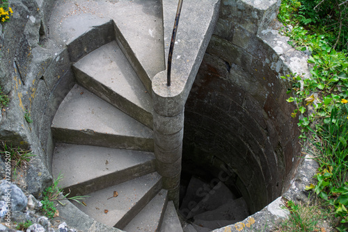 old stone staircase
