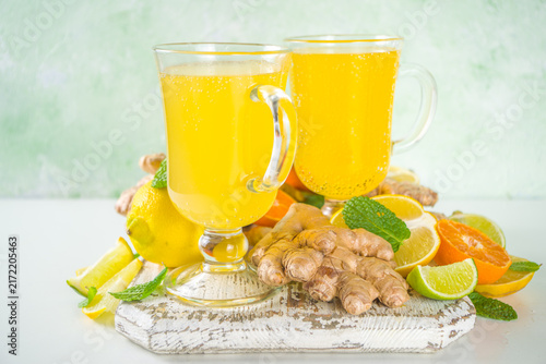 Фотография Ginger citrus immunity drink
