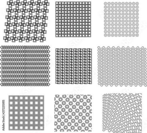 black and white seamless pattern