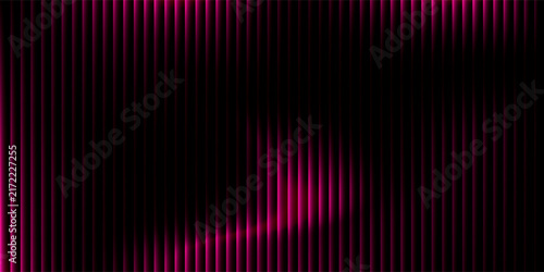 Glass texture Abstract background with vertical lines and gradient pink and purple light effects glass