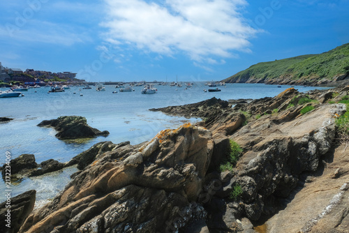 panorama sur la ria du Conquet, mer d'Iroise