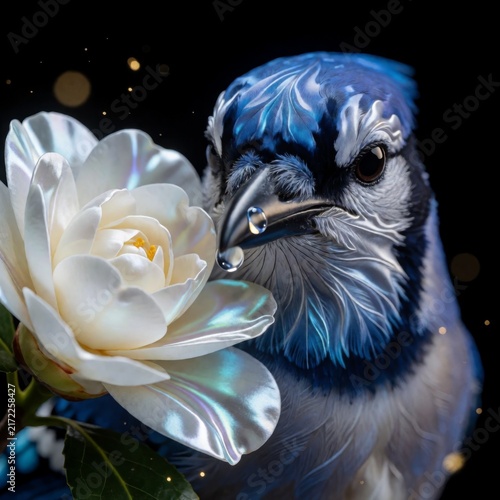 blue bird in the sky