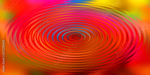 Luminous red yellow ripple design showing warm colorful liquid waves.