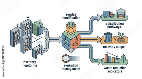 Streamlining Food Loss & Waste Intelligence & Circular Management with Smart Inventory and Redistribution