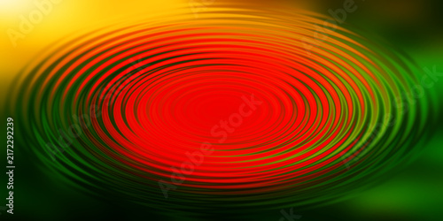 Abstract red ripple effect texture circular wavy rings for layout design.