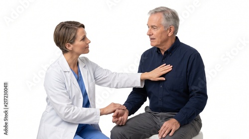 Adult Patient Participating in Supervised Cardiac Rehabilitation After Heart Disease