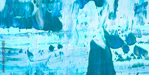 Фотография Grunge and Ocean Parchment Texture in Artistic Water Painting