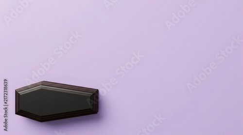 Minimalist isometric rendering of a black smartphone on a pastel lavender background