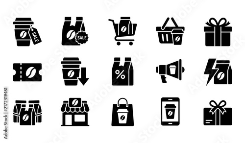 Coffee sale promotional banner vector design with vibrant graphic elements for cafe marketing and beverage shop discounts
