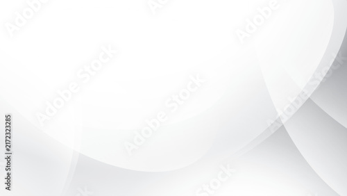 Abstract white and gray color, modern design stripes background with geometric curve lines. Vector illustration.