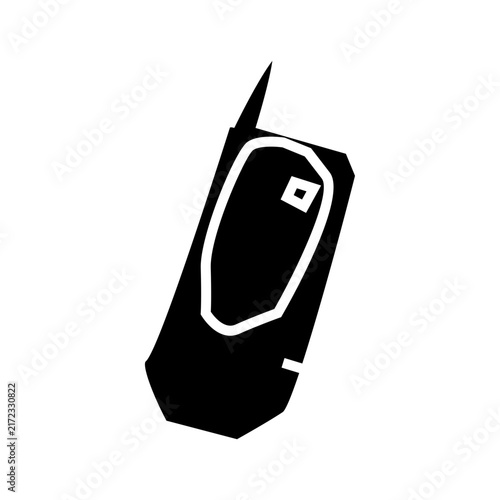 vector illustration of a flip phone