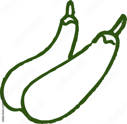 set of whimsical hand drawn gardening, leaves, grass, tree, bush clipart collection