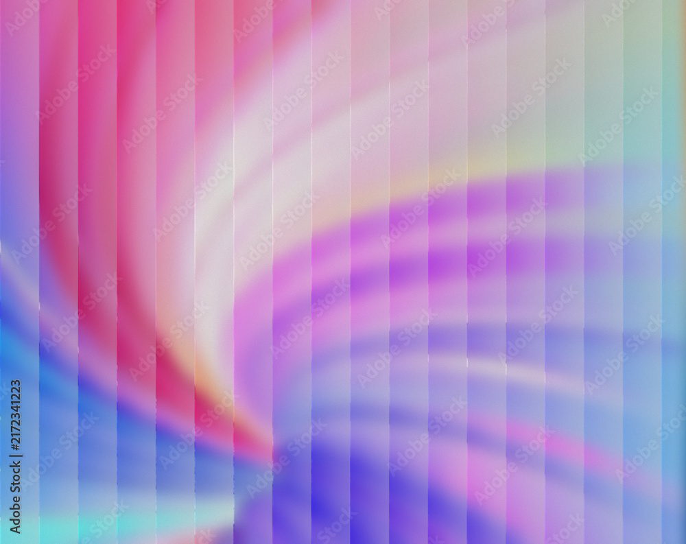 Obraz premium Abstract colorful rainbow wave pattern with vibrant hues and flowing lines