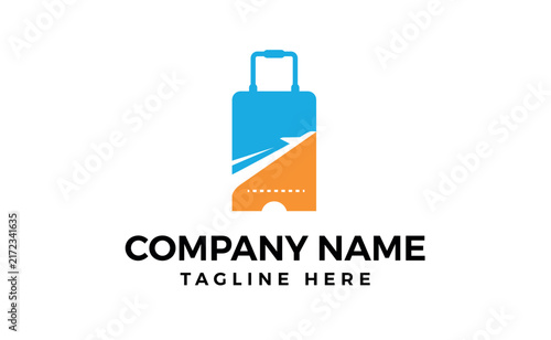Travel Logo Design Premium Vector