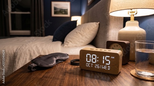 hotel room with bed