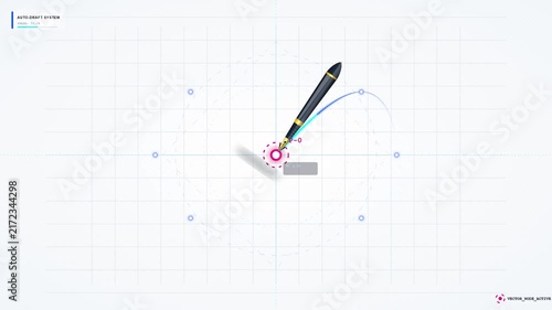 Digital Vector Drawing Interface Concept