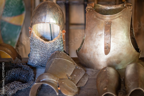 Old medieval armour