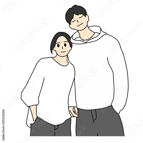 man and woman
