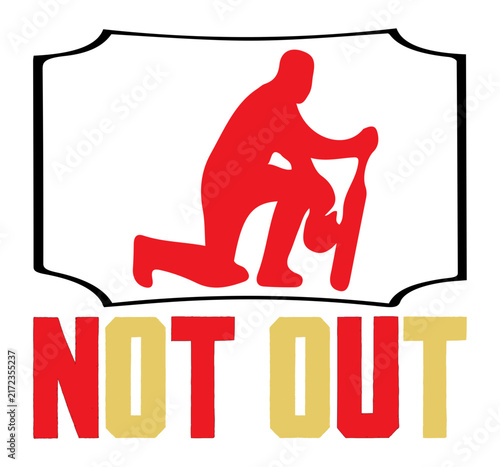 Scarlet and gold cricket illustration featuring a bowler mid-delivery action silhouette. An eye-catching cricket illustration perfect for t-shirt and hoodie merchandise.