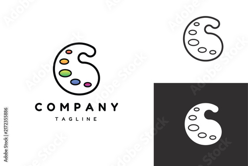 Art Palette Logo Design Template