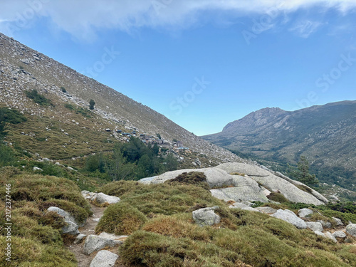 Foto Paysage montagneux près du refuge d’Asinau sur le GR20 en Corse