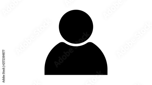 Black user profile avatar icon silhouette symbol with person silhouette account icon member sign contact icon identity sign customer icon profile picture client icon human icon