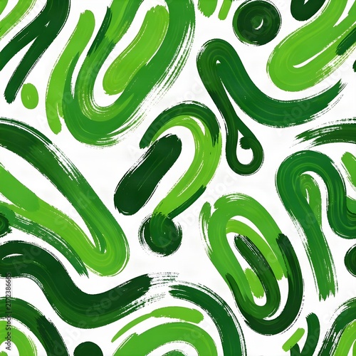 Abstract pattern with colorful brushstrokes