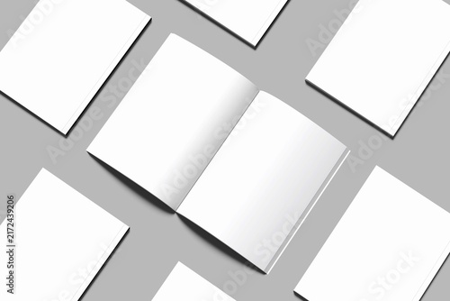 Blank A4 Magazine White