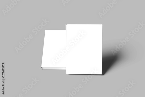 Blank Book Cover White