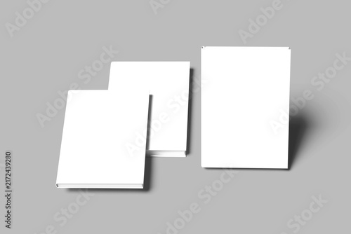 Blank Book Cover White