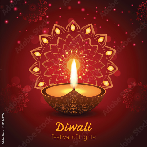Diwali Festival Celebration Illustration
