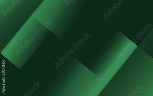 Dark Green Abstract Geometric Gradient Background