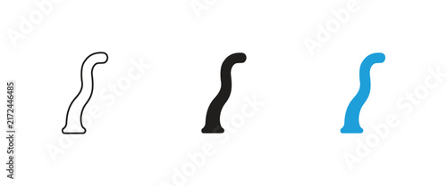 Foto dental handpiece icon, dentist drill symbol, teeth cleaning scaler sign, stomato