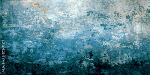фотографія Weathered Blue Texture Abstract artful depiction of a distressed, weathered blue surface, showcasing abstract patterns of decay and resilience