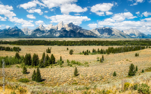 Fotografía Grand Teton mountain range in Wyoming