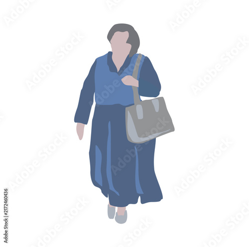 2D image for use as an entourage. Vector flat city infographics Flat design silhouette isolated on white background. Ideal for concepts of travel, lifestyle, commuting, or everyday activity.